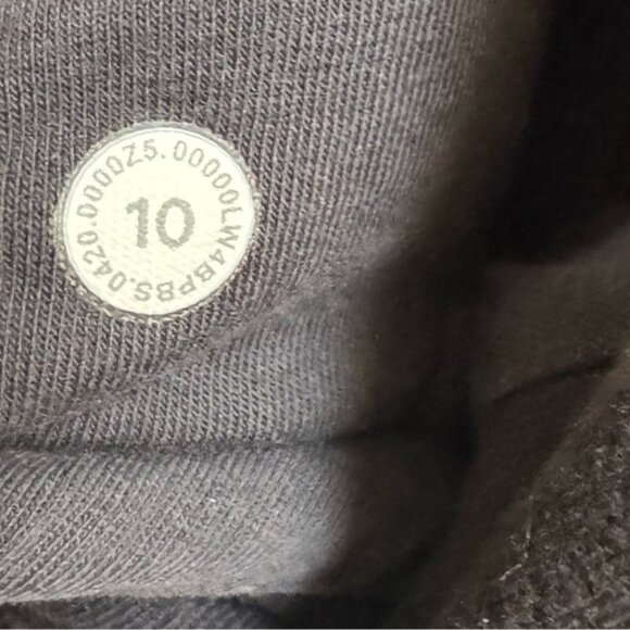 Lululemon Scuba Hoodie Light Cotton Fleece Jacket Pockets Zip Camo Deep Coal 10 - Picture 14 of 16
